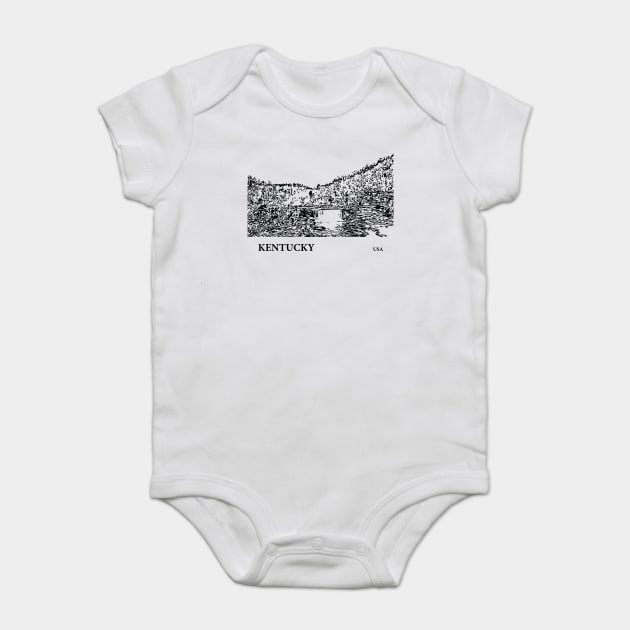 Kentucky USA Baby Bodysuit by Lakeric